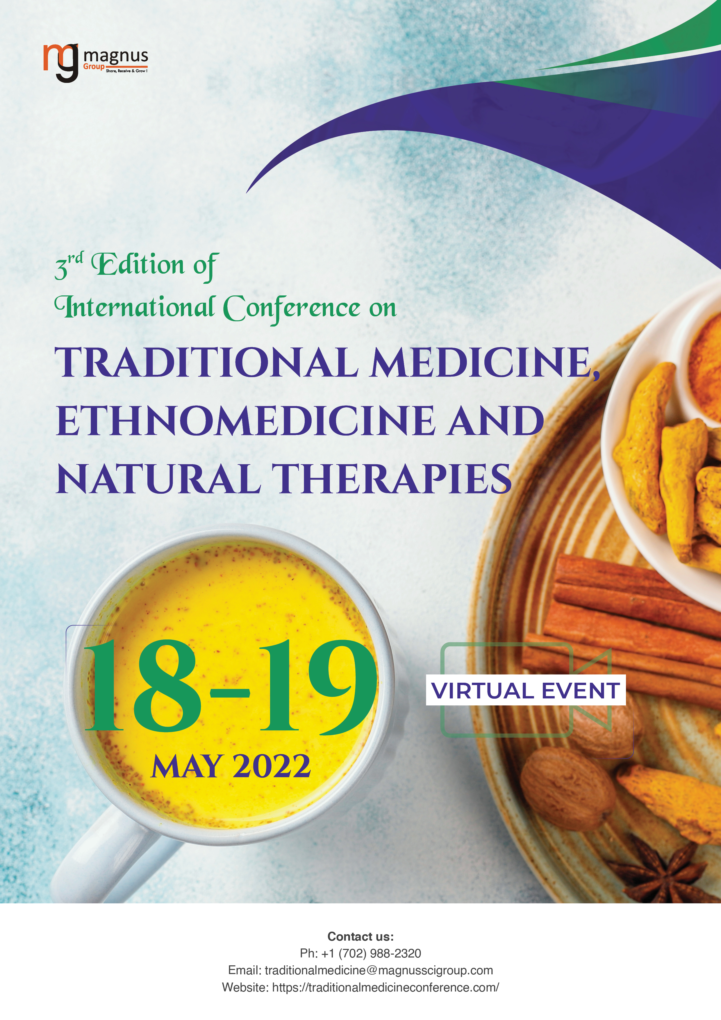 Traditional Medicine, Ethnomedicine and Natural Therapies | Online Event Event Book